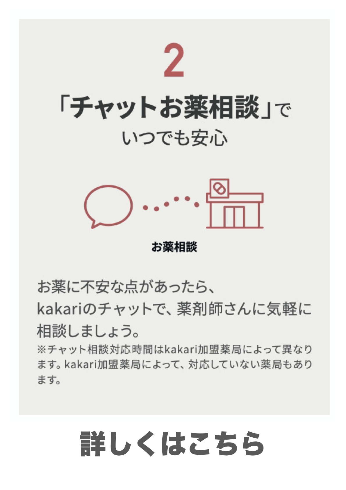 処方せん送信&お薬手帳アプリ(Kakari)の機能2